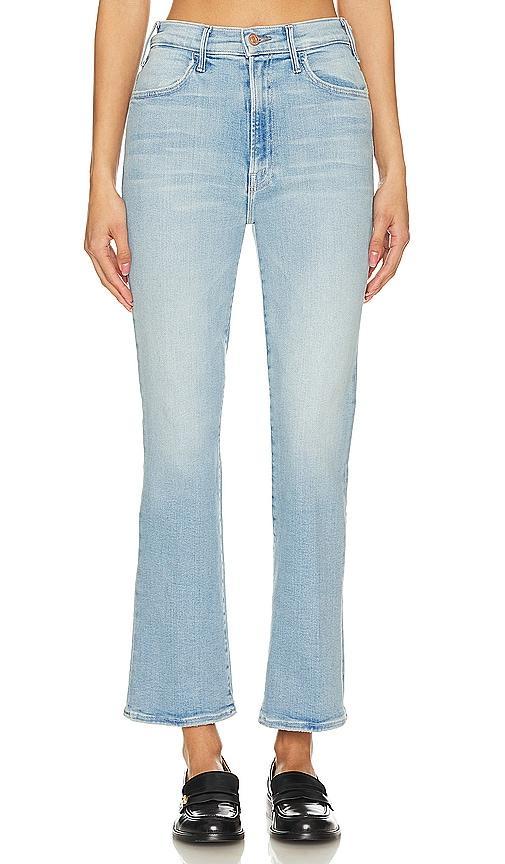 Mother The Hustler High Rise Flare Leg Ankle Jeans in California Cruiser Product Image