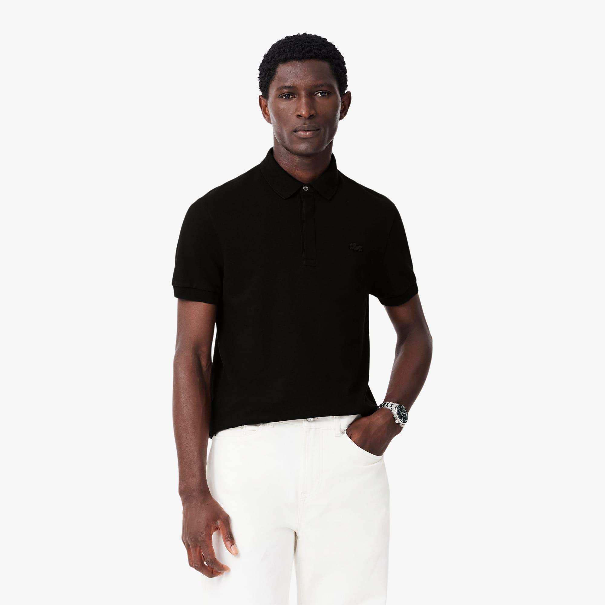 Regular Fit Paris Stretch Piqué Polo Shirt Product Image