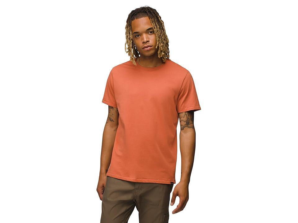 Prana Everyday SS Tee (Terracotta) Men's T Shirt Product Image