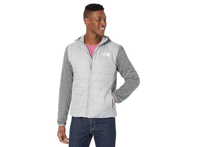 The North Face Flare Hybrid Full Zip (Meld Grey) Men's Clothing Product Image