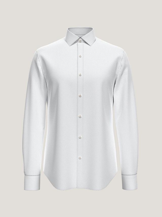 Tommy Hilfiger Men's Slim Fit THFlex Microprint Dress Shirt Product Image