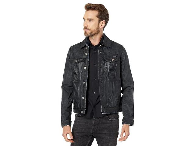 EGONlab Latex Denim Jacket Men's Coat Product Image