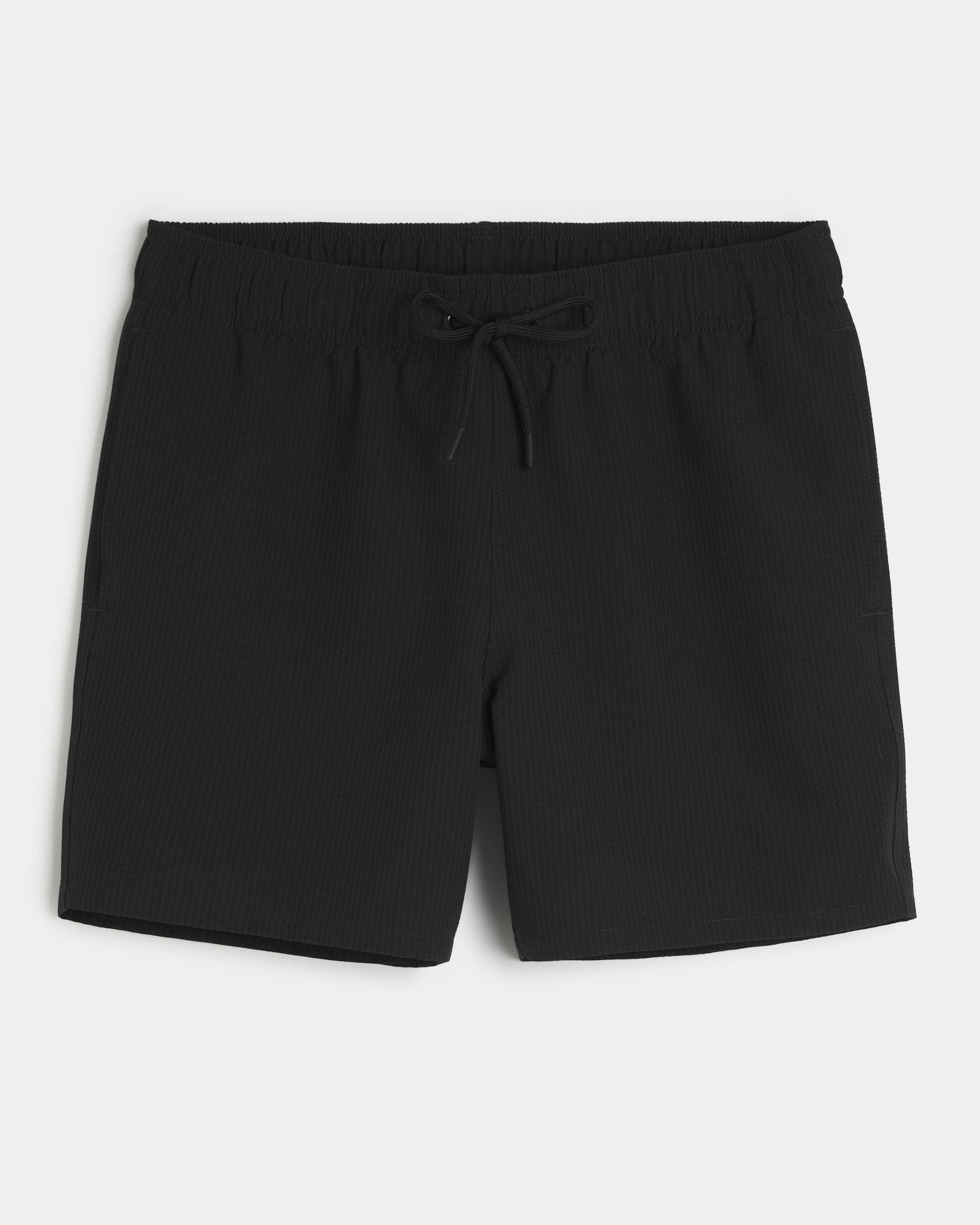 Seersucker Guard Swim Trunks 5" Product Image