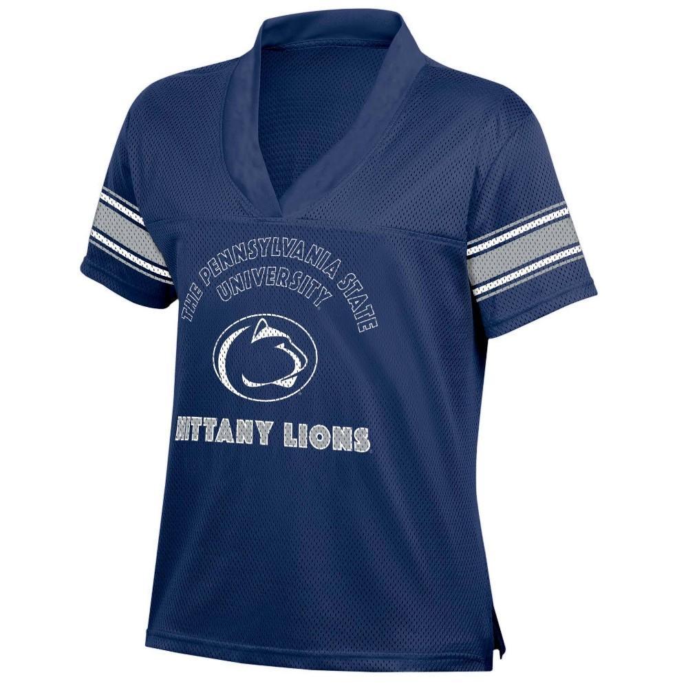 NCAA Penn State Nittany Lions Womens Mesh Jersey T-Shirt Product Image