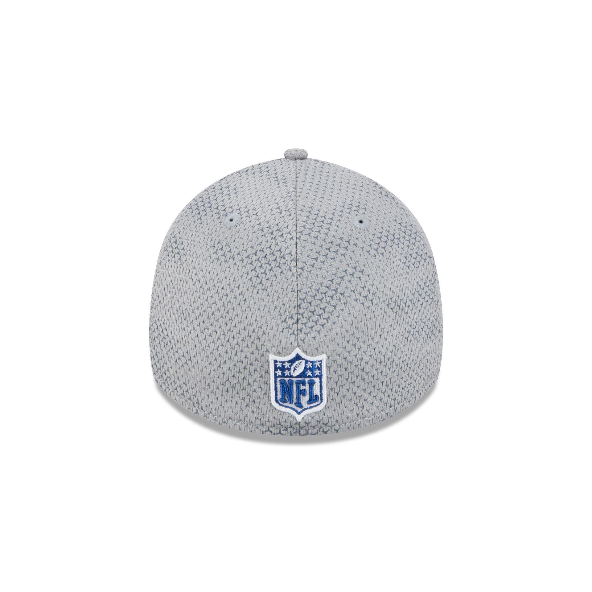 Indianapolis Colts 2024 Sideline Gray 39THIRTY Stretch Fit Hat Male Product Image