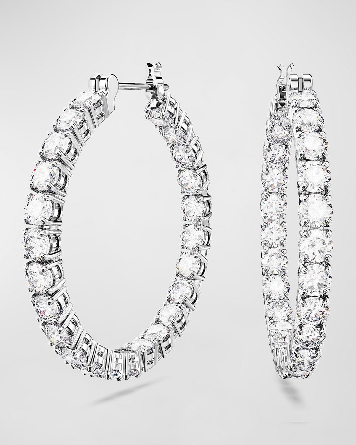 Swarovski Matrix Tennis Hoop Earrings Product Image