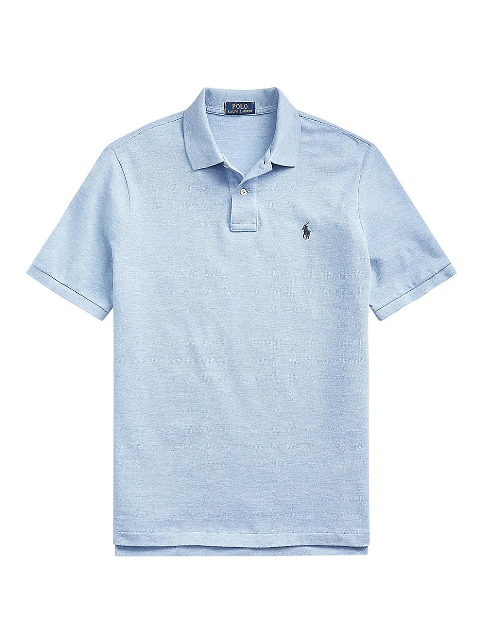 Mens Mesh Classic-Fit Polo Shirt Product Image