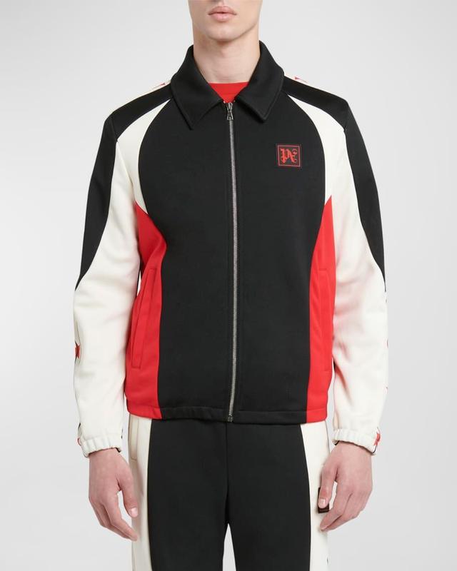 Men's Colorblock Zip Track Jacket Product Image