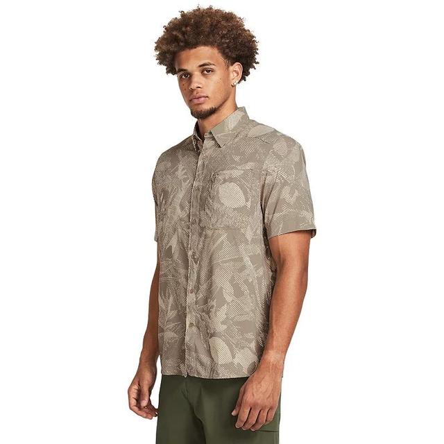 Mens Under Armour UPF 50 Dockside Short Sleeve Button-Down Shirt Product Image