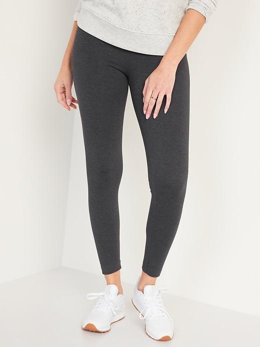 High-Waisted Jersey Leggings Product Image