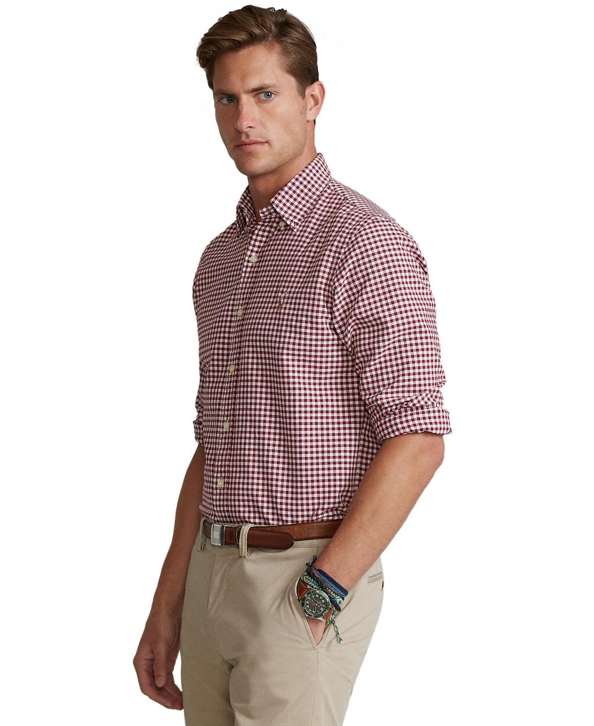 Mens Oxford Gingham Shirt Product Image