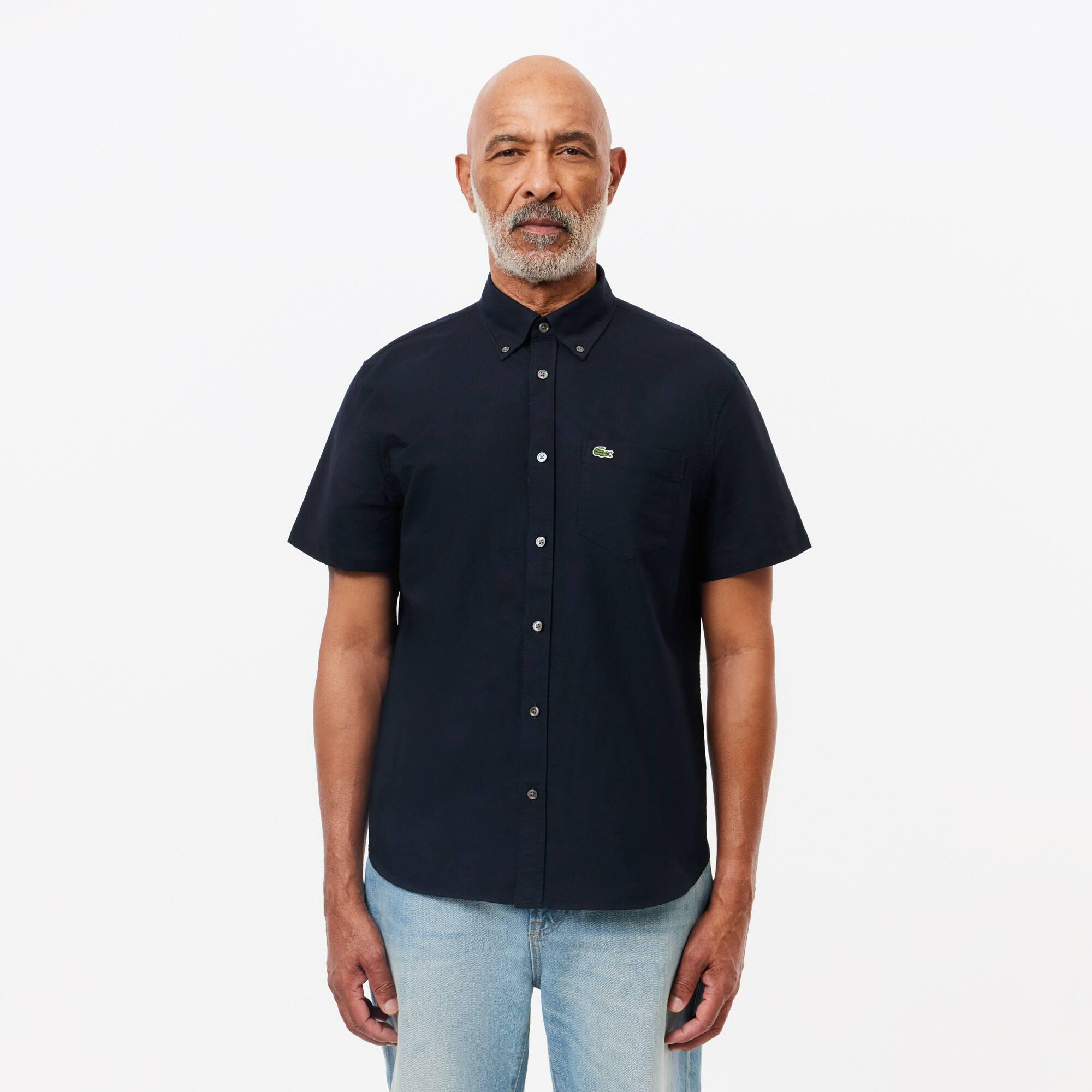 Regular Fit Short Sleeved Oxford Shirt Product Image