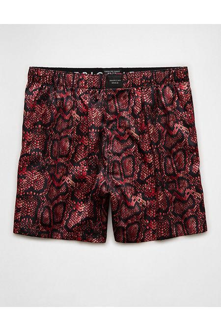 AEO Mens Snake Skin Satin Pocket Boxer Short Men's Product Image