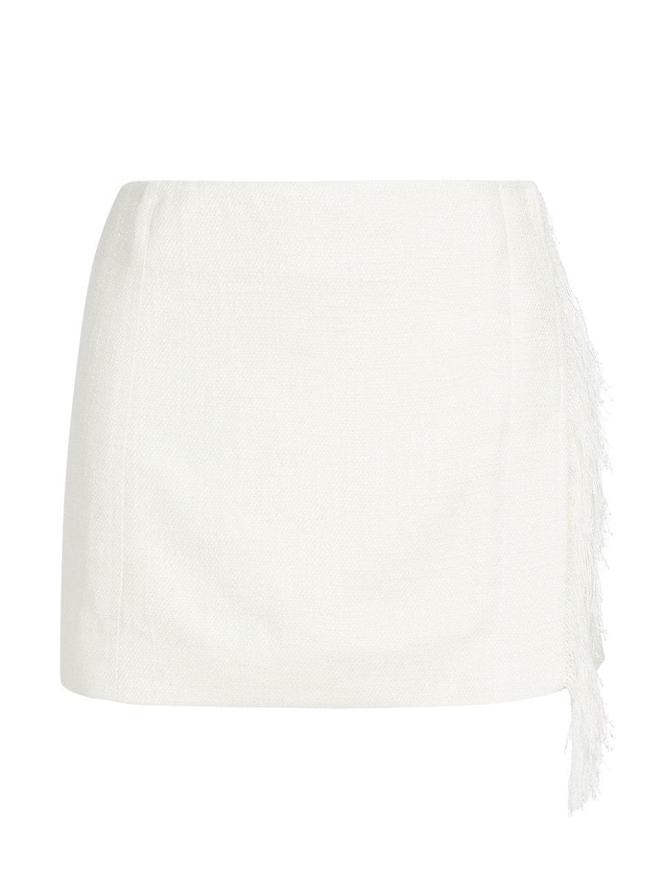 Womens Kelley Fringe Miniskirt product image