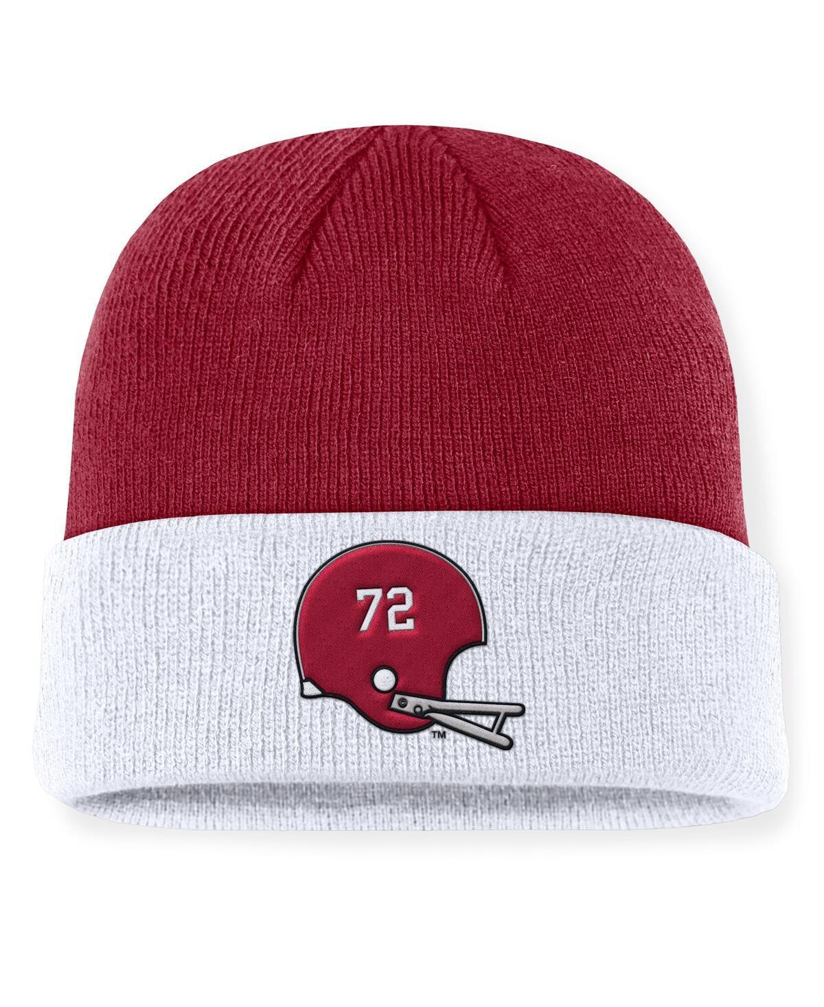 Mens Nike Crimson/White Alabama Crimson Tide Legacy Terra Cuffed Knit Hat Product Image