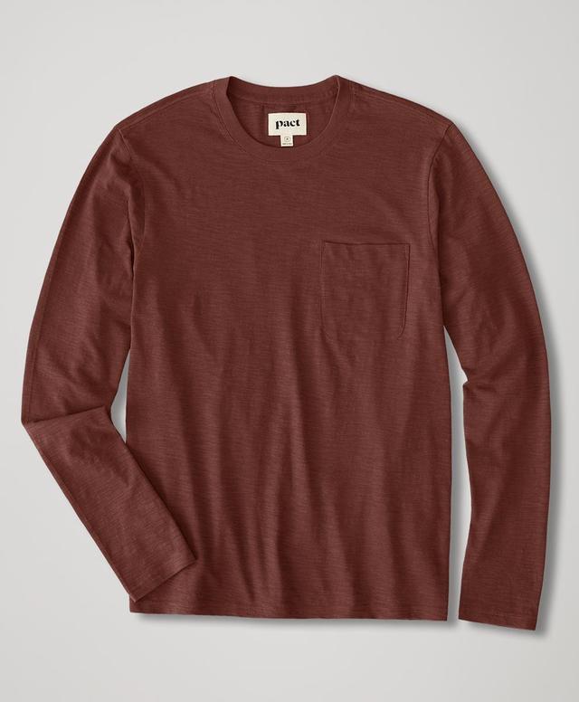 Mens Field Midweight Slub Long Sleeve Crew 2XL Product Image