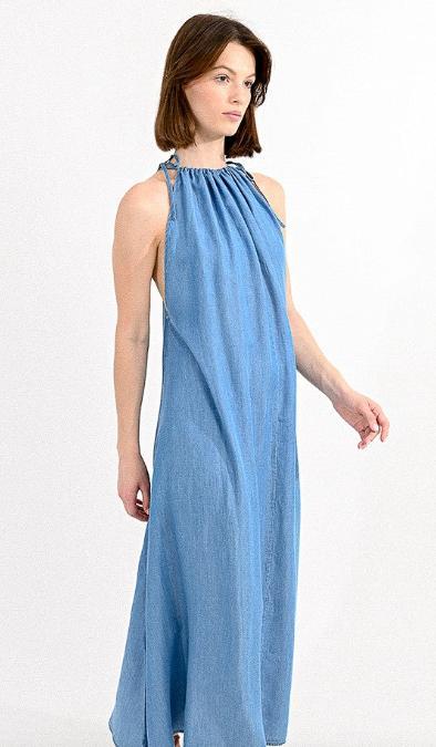 Molly Bracken Denim Chic Dress Product Image