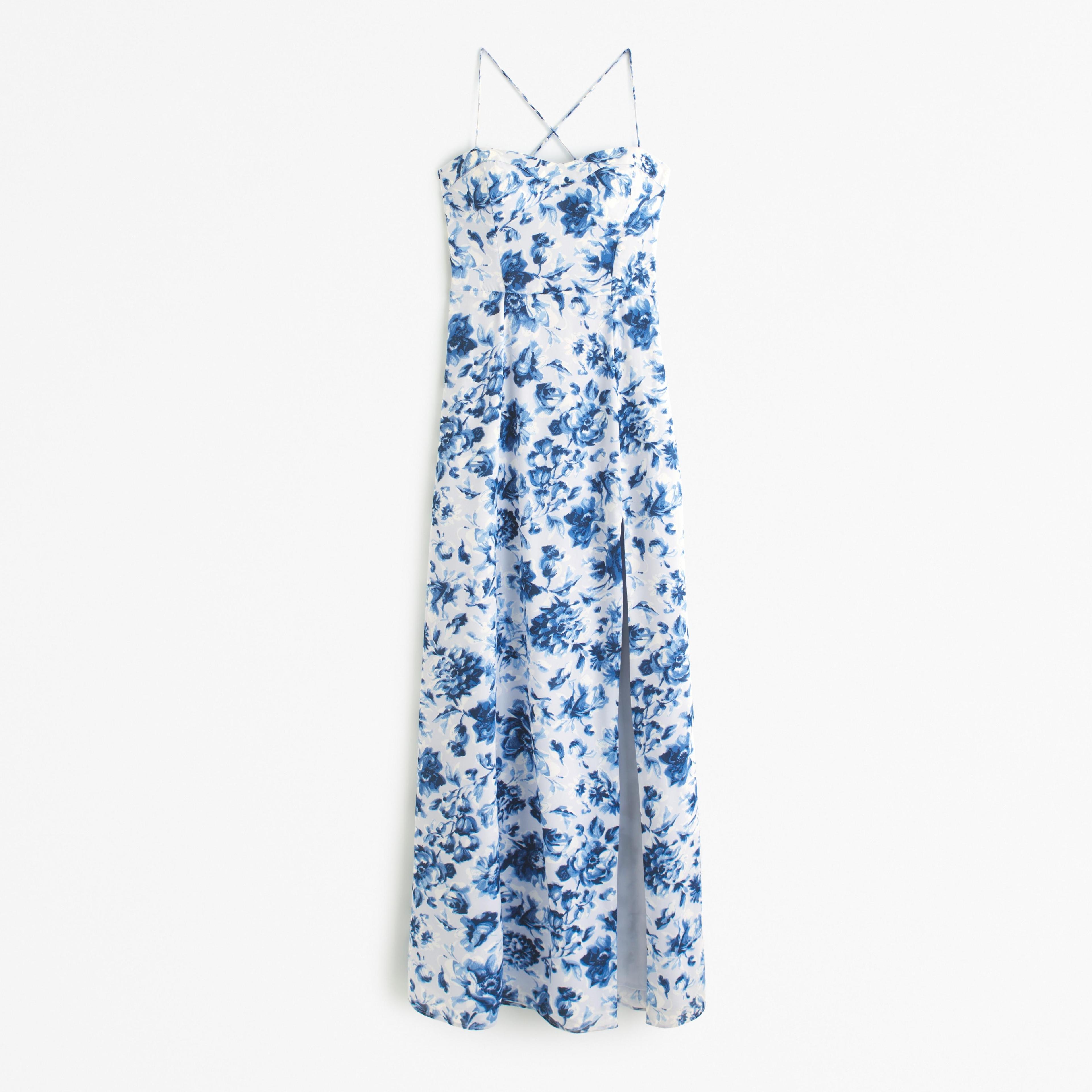 The A&F Camille Tie-Back Maxi Dress Product Image