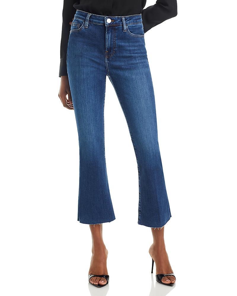 FRAME Le Crop Mini Bootcut Raw Hem Jeans Product Image