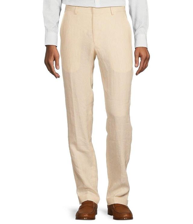 Murano Baird McNutt Linen Alex Slim Fit Flat Front Suit Separates Pants Product Image