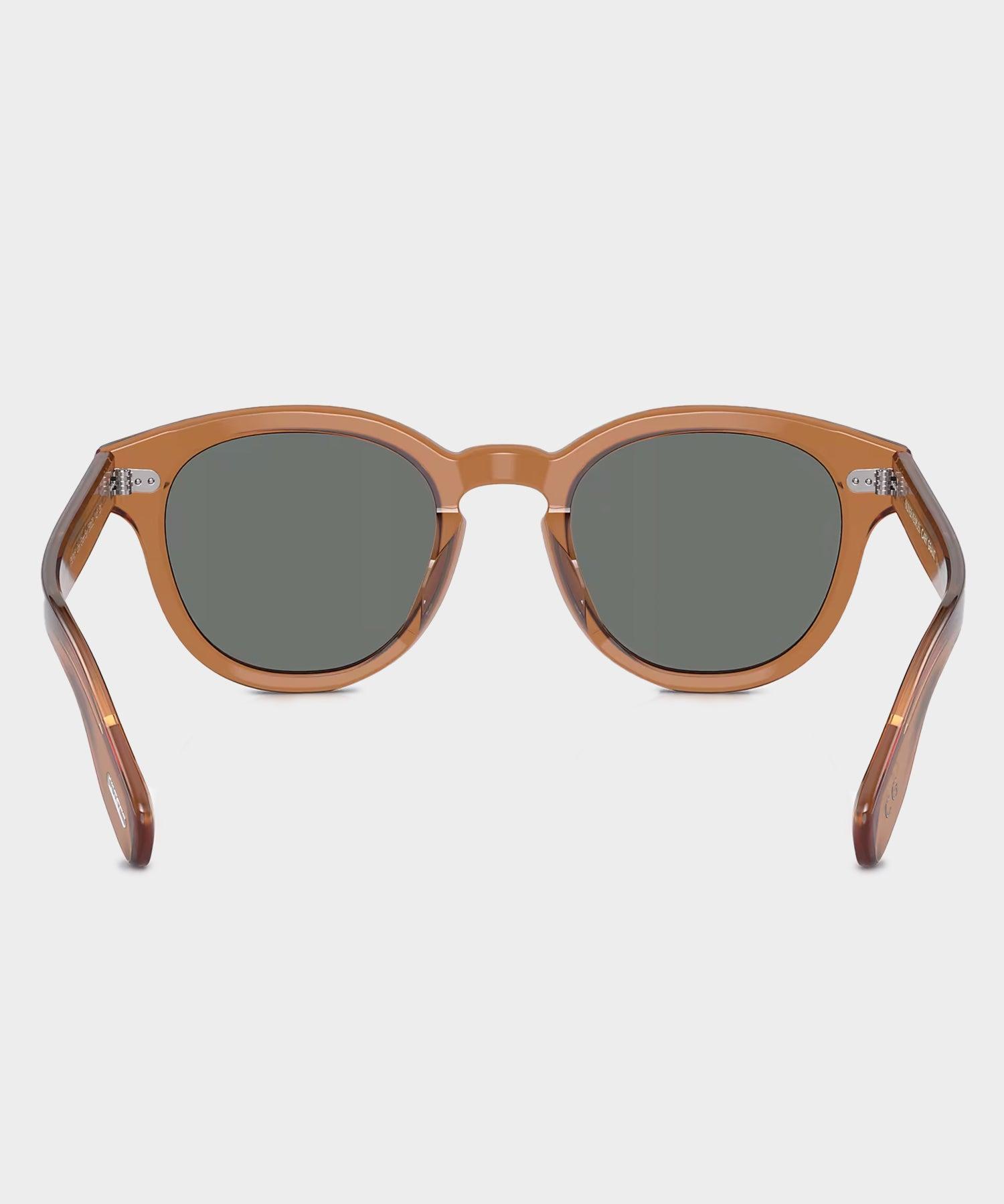 Oliver Peoples Cary Grant Sun 48 Carob With Regal Blue Lens Product Image