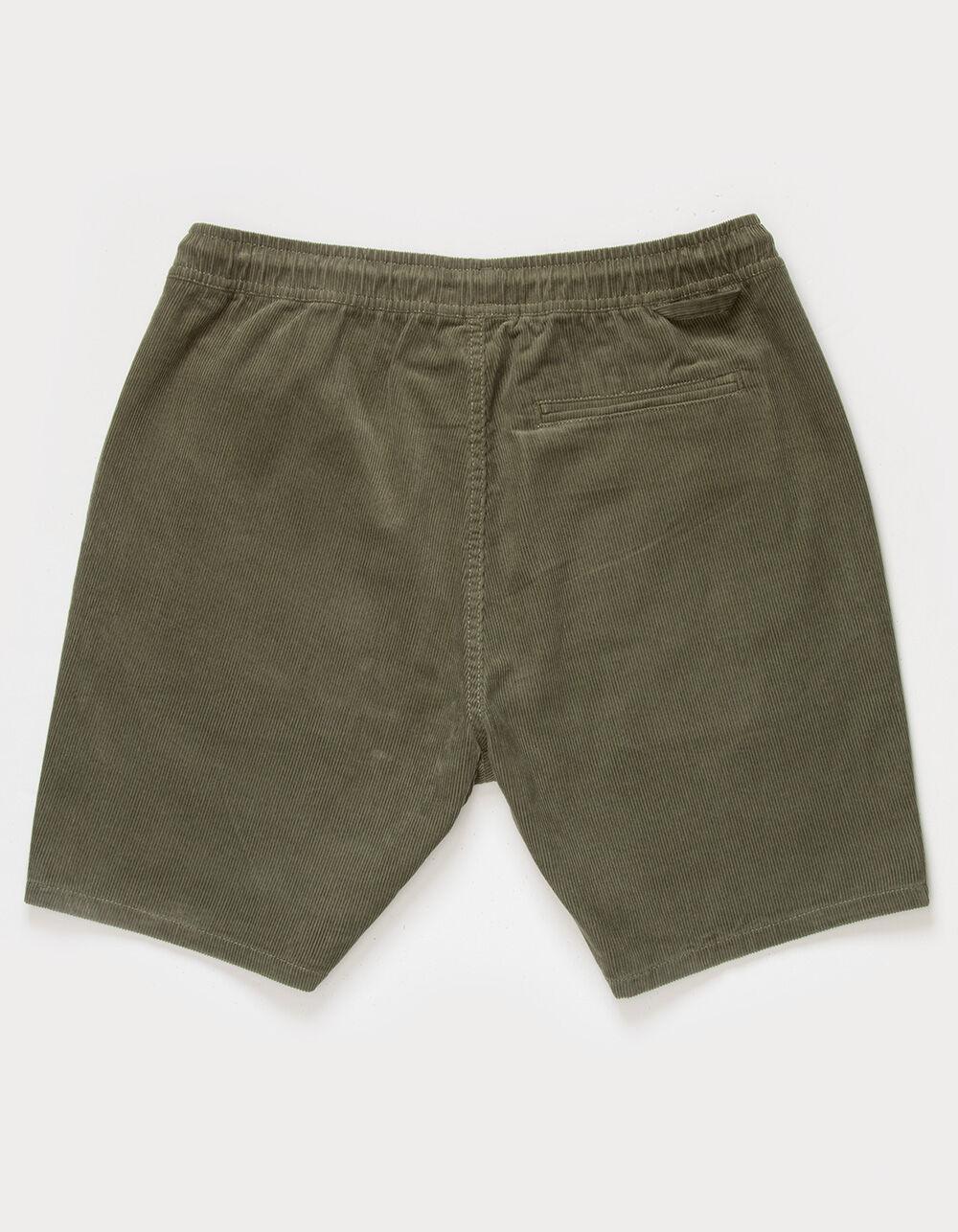 BRIXTON Leon Mens Elastic Waist Corduroy Shorts Product Image