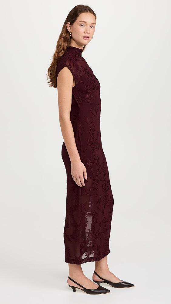 Hemant and Nandita Slim Fit Long Dress With Slip | Shopbop Product Image