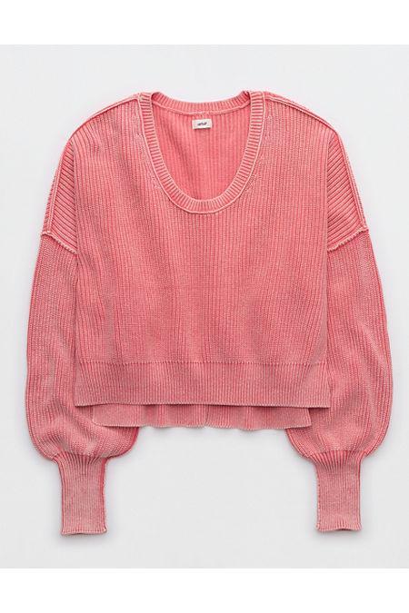 Aerie Beyond Cropped Sweater Women's Product Image