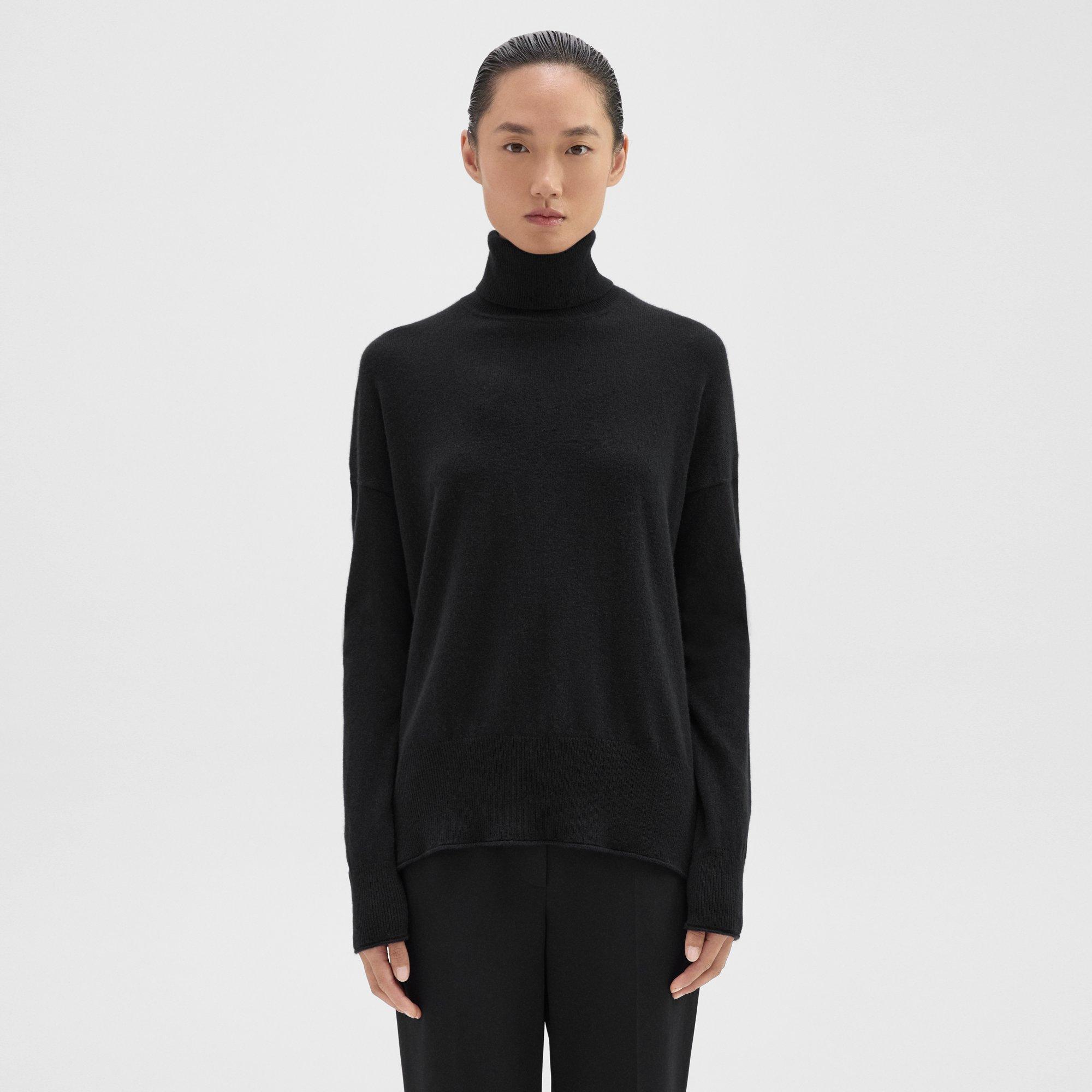 Theory Karenia Turtleneck Sweater in Cashmere  female Product Image