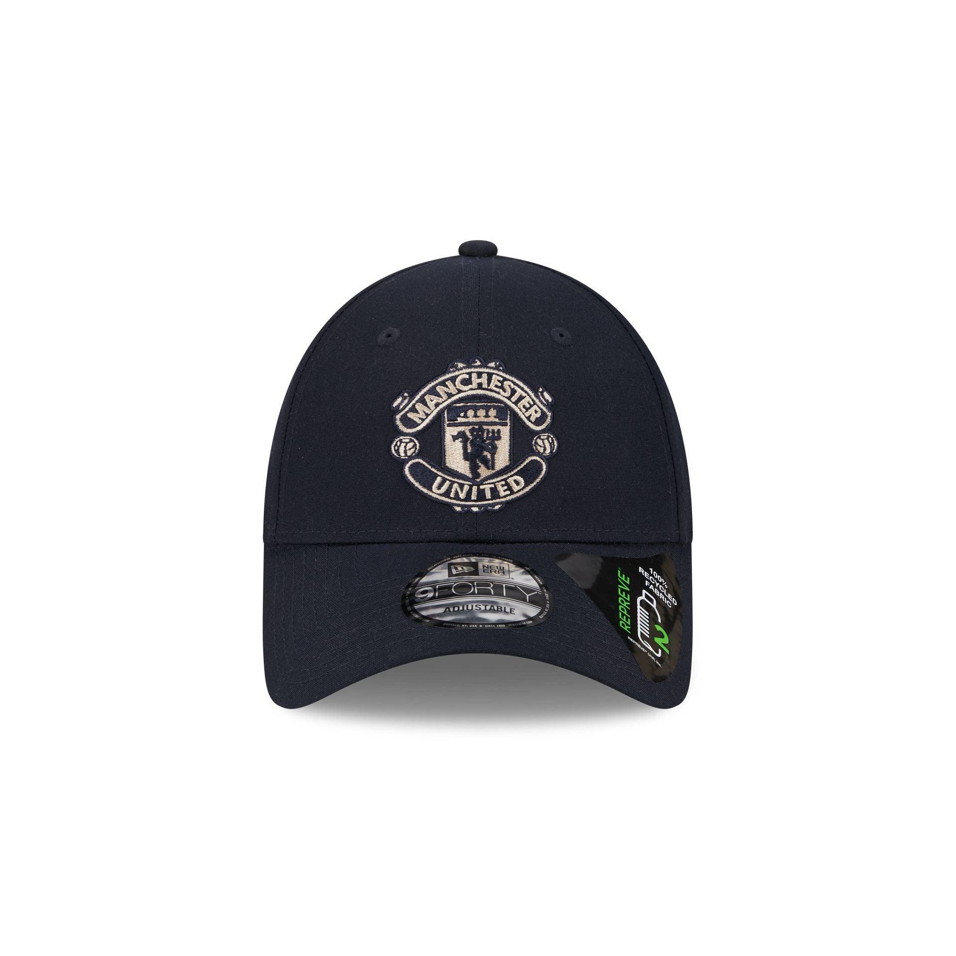 Manchester United Navy 9FORTY Adjustable Hat Male Product Image