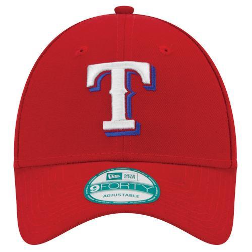 New Era Mens Rangers 9Forty Adjustable Cap - Red/Blue Product Image