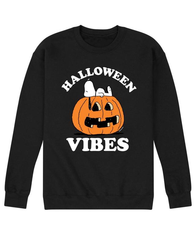 Airwaves Mens Peanuts Halloween Vibes Fleece T-shirt Product Image