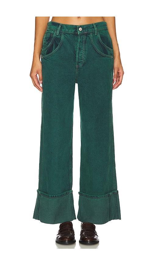 Final Countdown Wide Leg In Luke Green Product Image