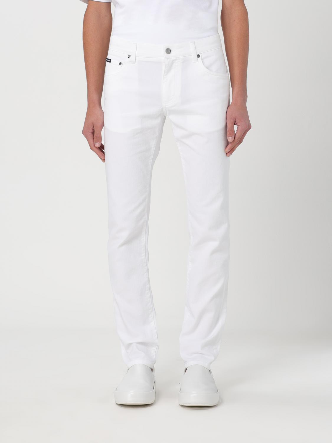 Jeans  Men Color White Product Image