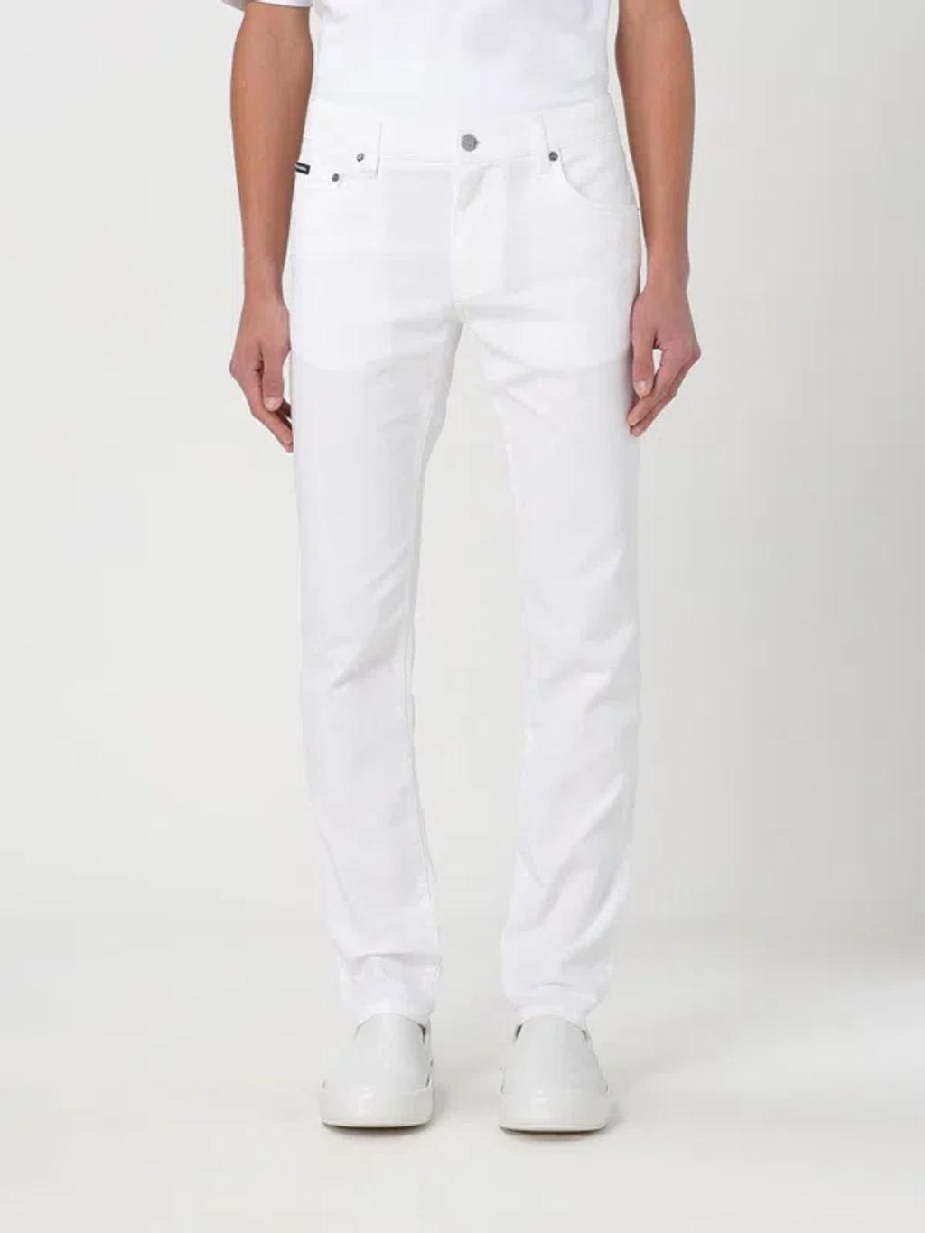 Jeans  Men Color White Product Image