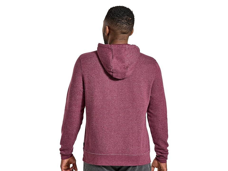 Saucony Rested Hoody (Stone Heather) Men's Clothing Product Image