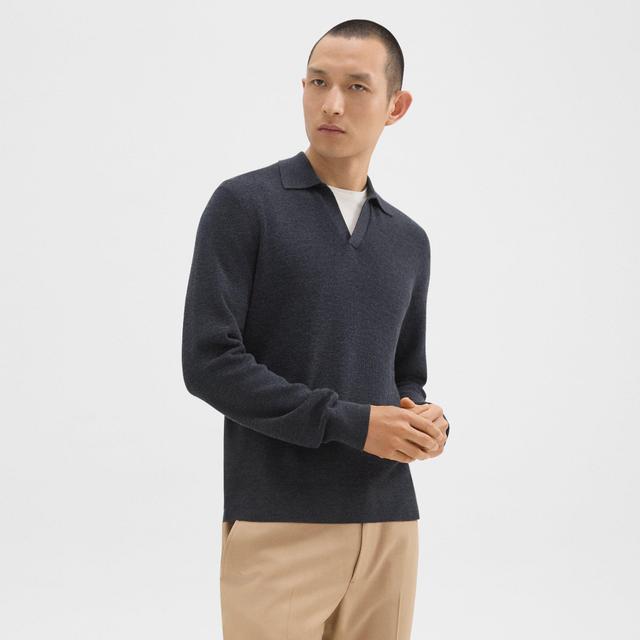 Merino Wool Johnny Collar Sweater | Theory Product Image