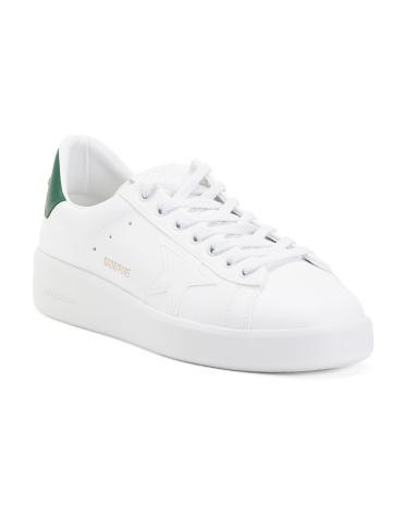 Leather Casual Sport Sneakers for Men | Leather/Man-Made Sole Product Image