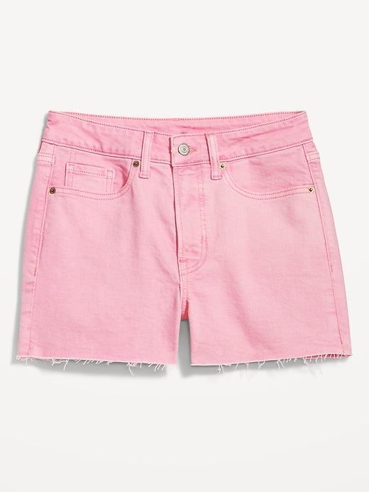 High-Waisted OG Cut-Off Jean Shorts -- 3-inch inseam Product Image