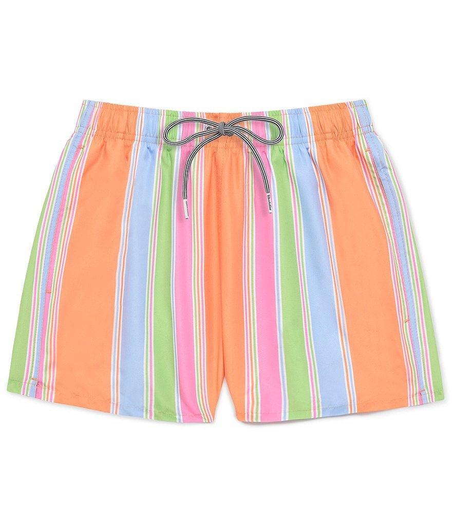 Boardies Family Matching Citrus Stripe 4.5#double; Inseam Swim Trunks Product Image