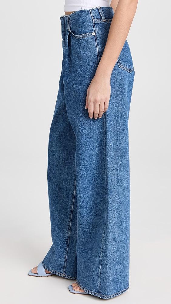 SLVRLAKE Taylor Wide Pleated Jeans | Shopbop Product Image