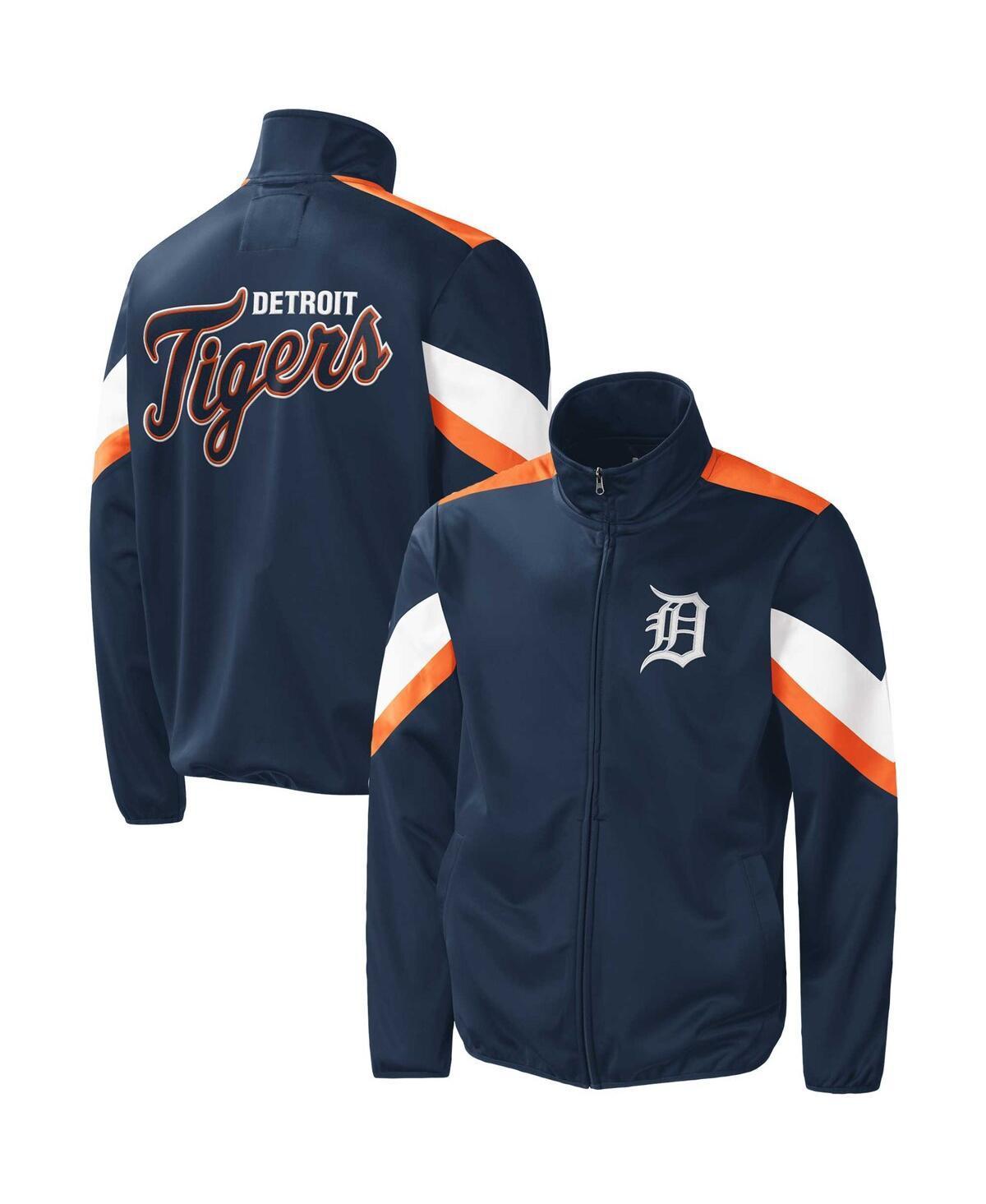 Mens G-III Sports by Carl Banks Detroit Tigers Earned Run Full-Zip Jacket Blue Product Image