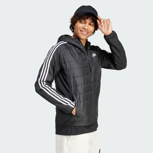 Essentials 3-Stripes Insulated Hooded Hybrid Jacket Product Image