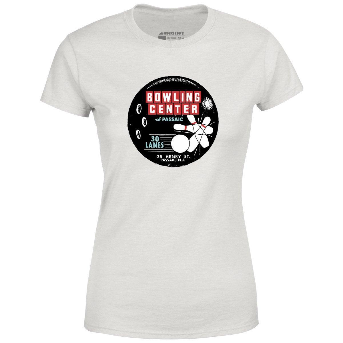 Bowling Center of Passaic - Passaic, NJ - Vintage Bowling Alley - Women's T-Shirt Female Product Image