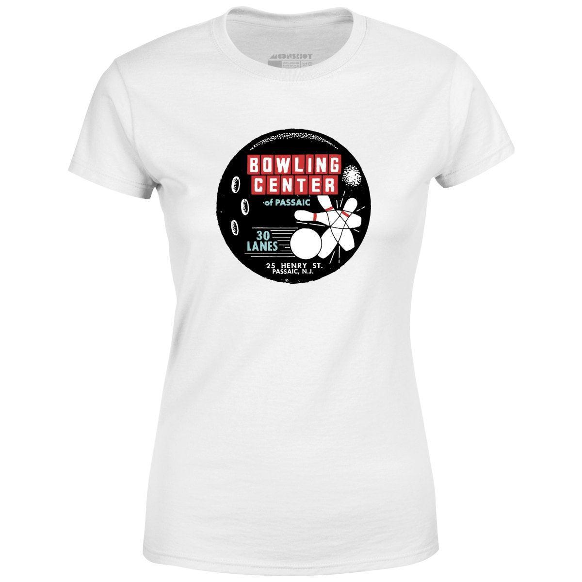 Bowling Center of Passaic - Passaic, NJ - Vintage Bowling Alley - Women's T-Shirt Female Product Image