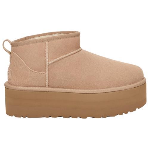 UGG Womens UGG Ultra Mini Platform - Womens Shoes Beige/Beige Product Image