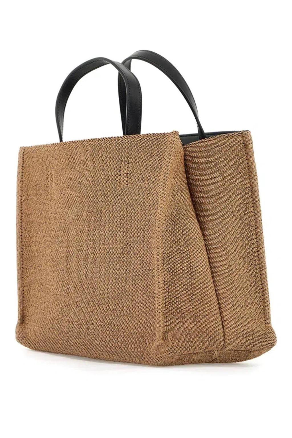 Logo Printed Small Tote Bag In Beige Product Image