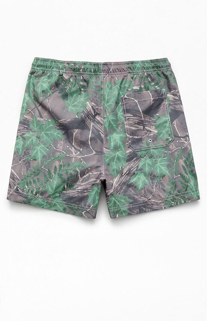 Men's Woodland Camo 4.5" Swim Trunks Product Image