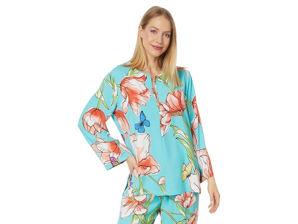 Womens Wild Poppy Floral Pajama Set Product Image