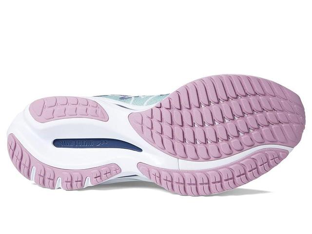 Mizuno Wave Rider 27 SSW Surf/Snow White) Women's Shoes Product Image